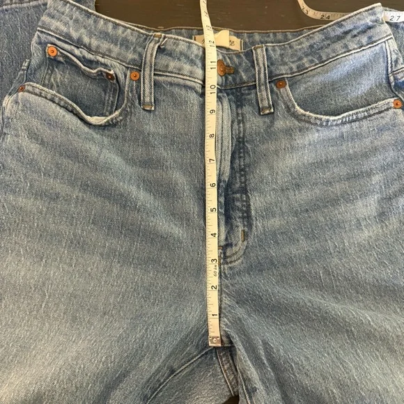 Madewell Light Blue The Curvy Perfect Vintage Jeans Size 30 Women High Rise - Picture 11 of 11